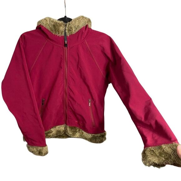 Marmot Hooded Furlong Lined Hooded Full Zip Jacket Soft Shell Fleece Size Medium - Picture 2 of 6